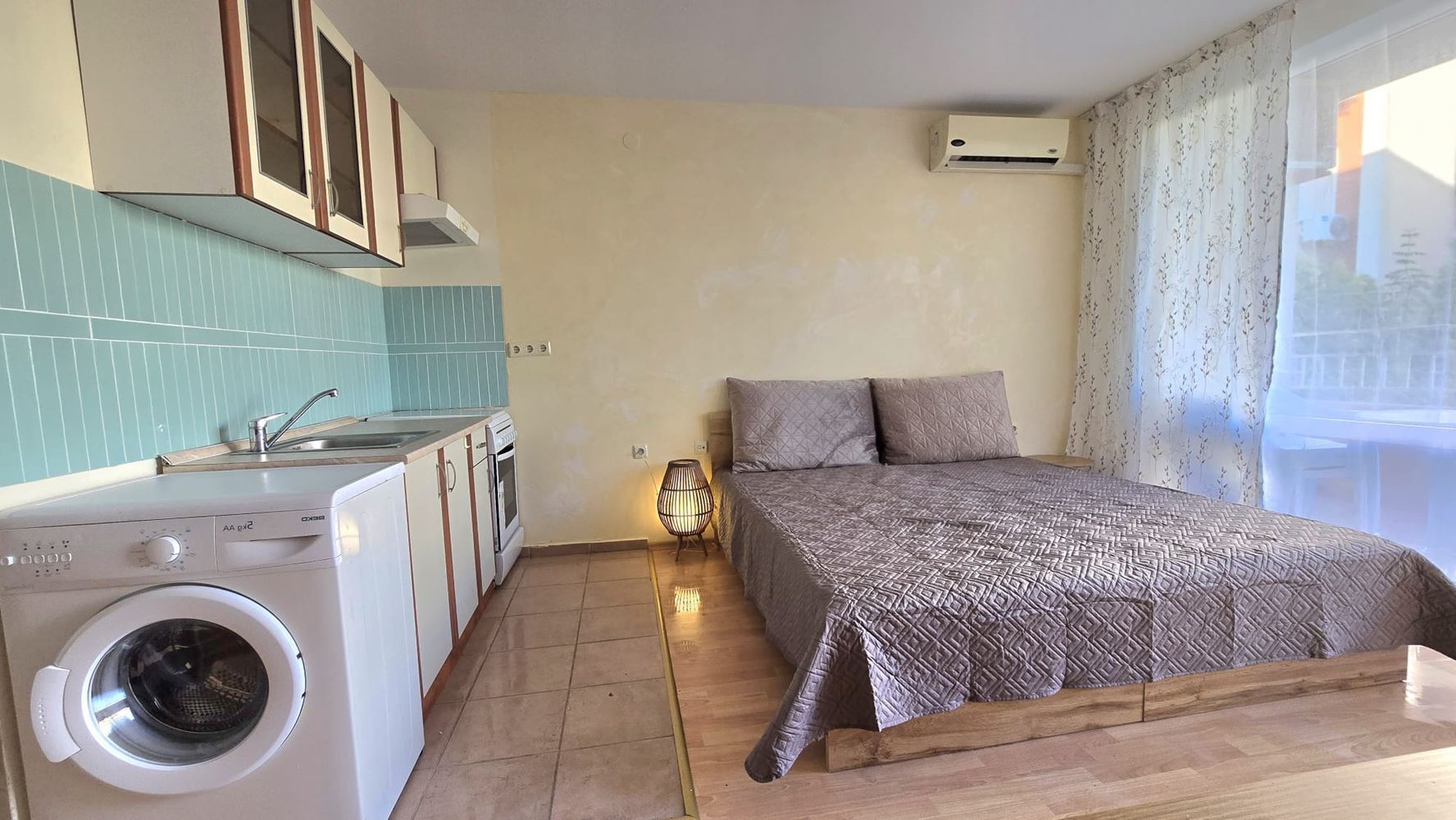 Bright Studio with Pool View in a Modern Complex in Sunny Beach
