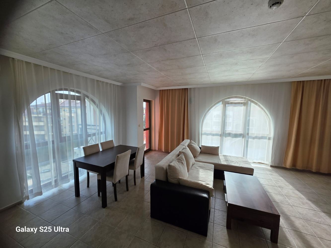 One-bedroom apartment with sea view and Old Nessebar view in Sveti Vlas