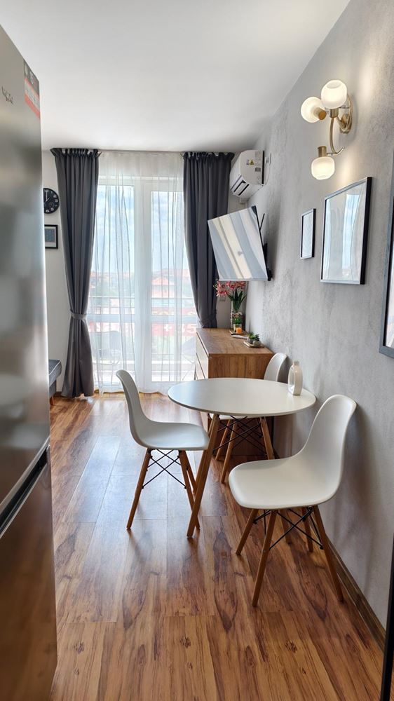 Spacious Modern Furnished Studio with a Separate Bedroom in a Complex in Aheloy – Ready to Move In