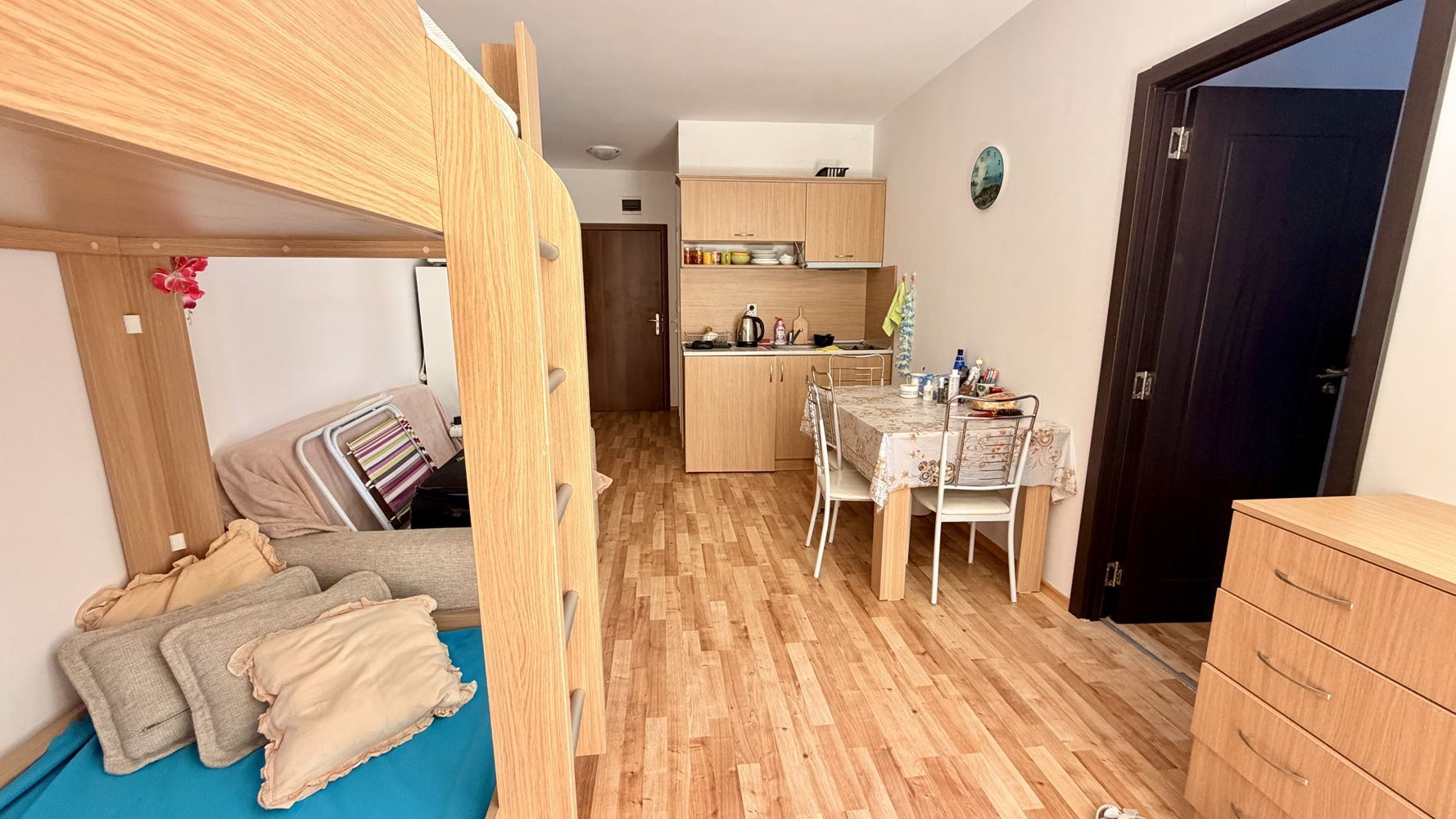 Cozy One-Bedroom Apartment with Pool View in a Quiet Area of Sunny Beach