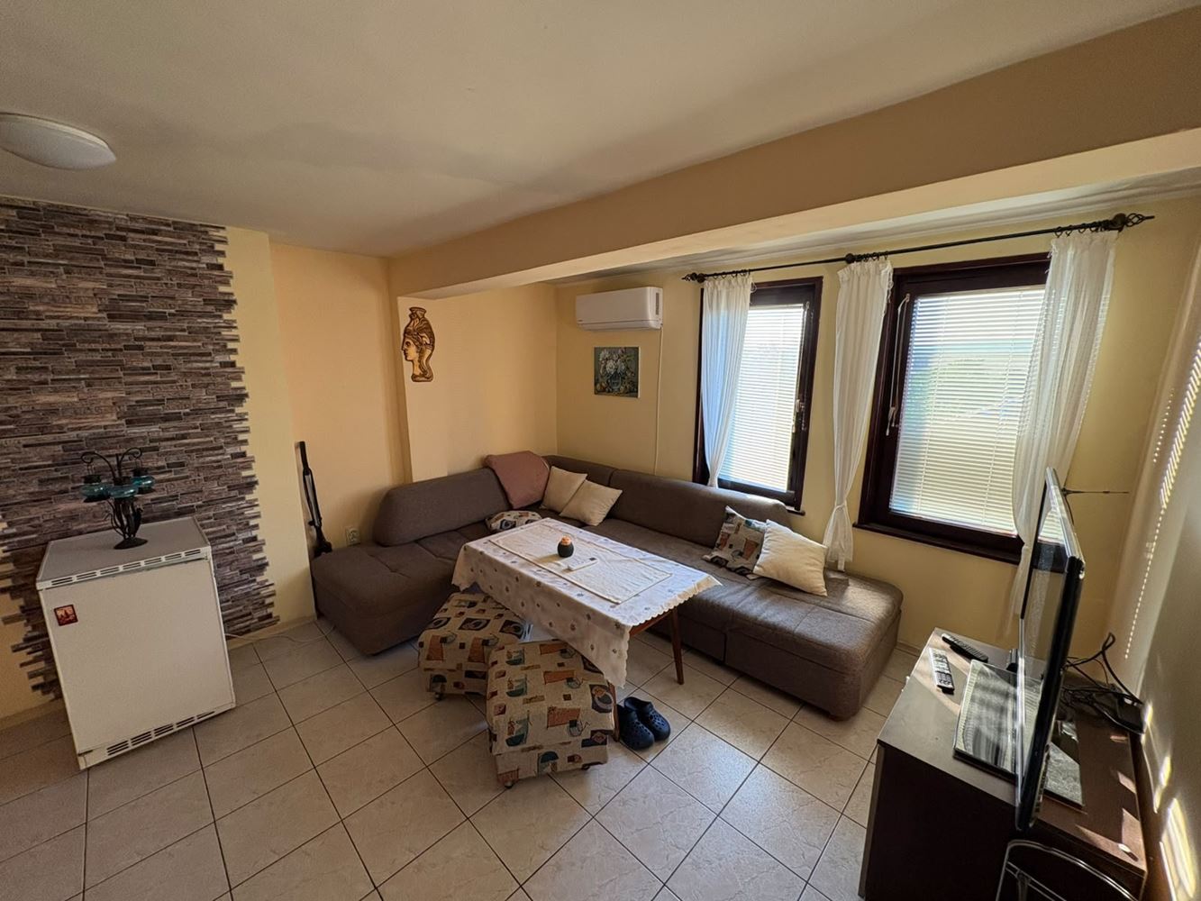 Furnished one-bedroom apartment 400 m from the sea in Sarafovo – no maintenance fee
