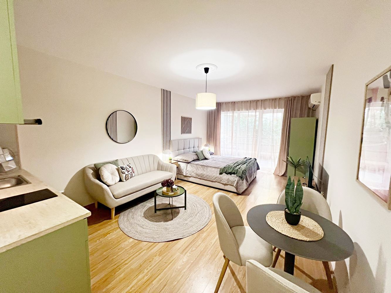 Studio with designer renovation in Sveti Vlas – only 200 m from the sea