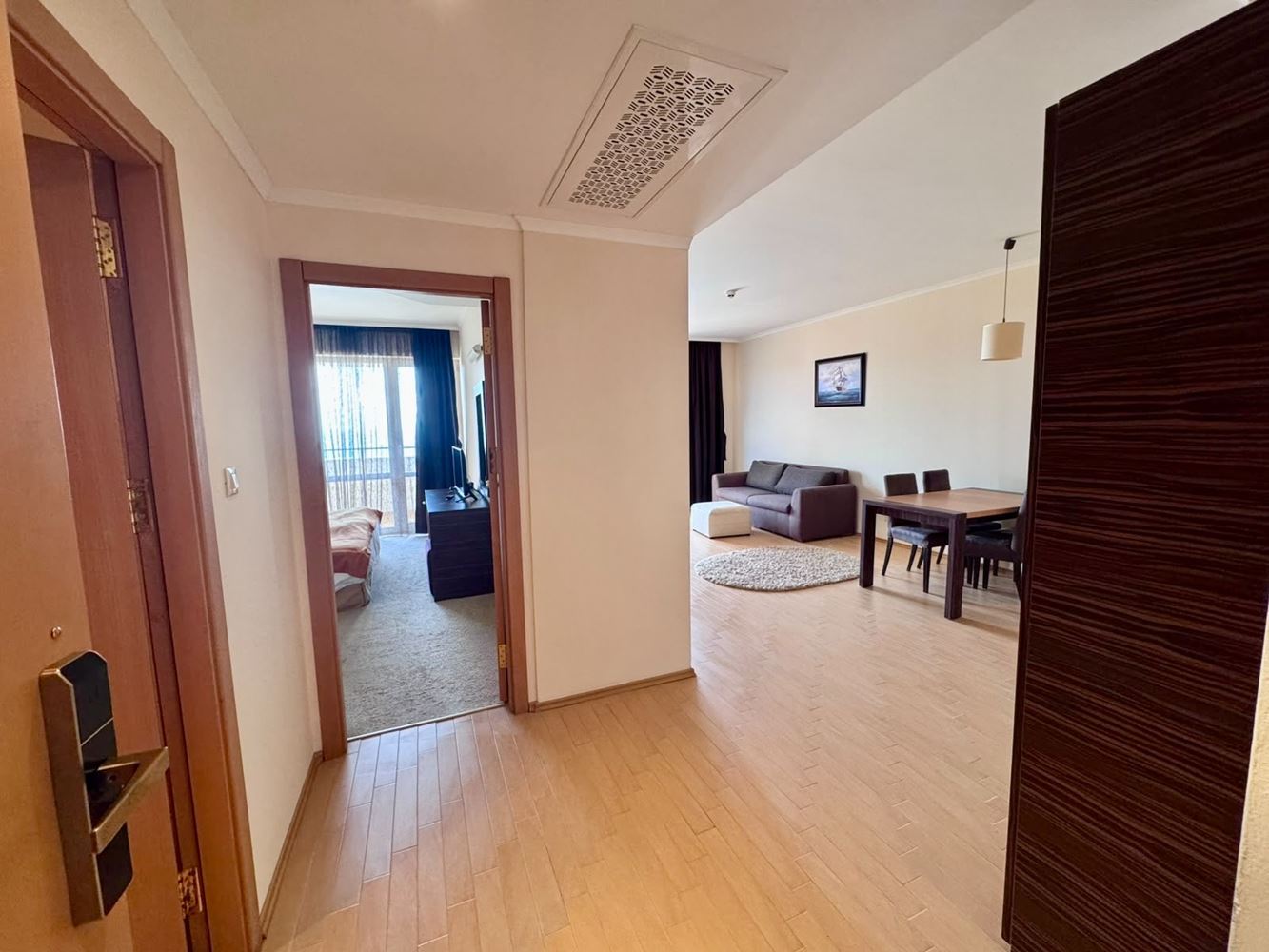 One-Bedroom Apartment on the First Line with Panoramic Sea View in Sunny Beach