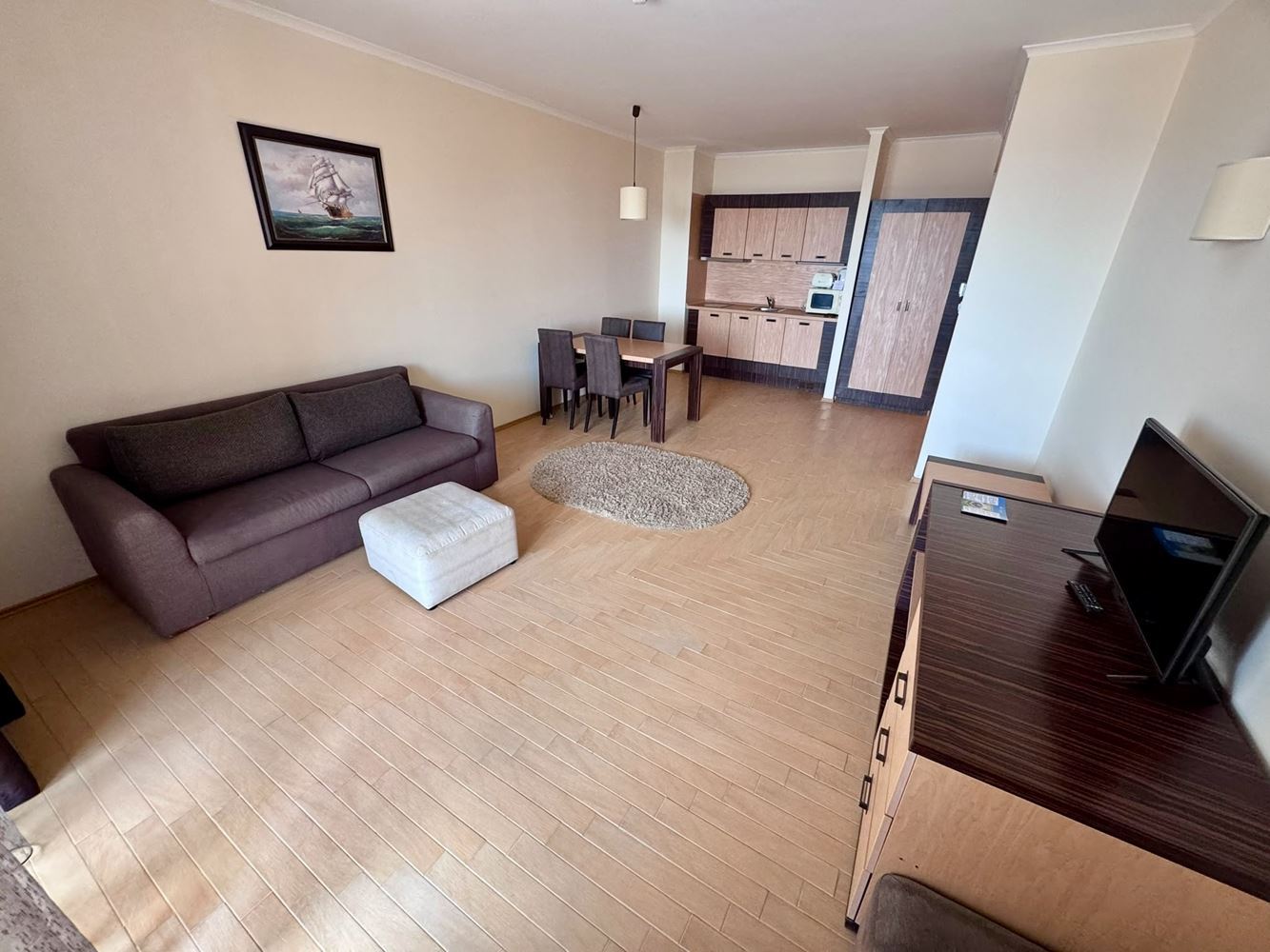 One-Bedroom Apartment on the First Line with Panoramic Sea View in Sunny Beach