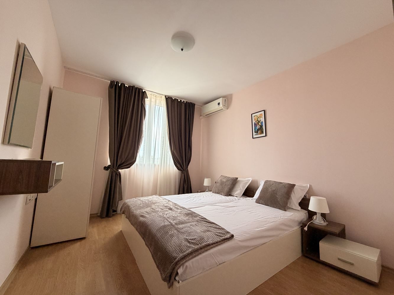 Spacious Apartment with Two Bedrooms in Sunny Beach – Panoramic View and Quiet Location