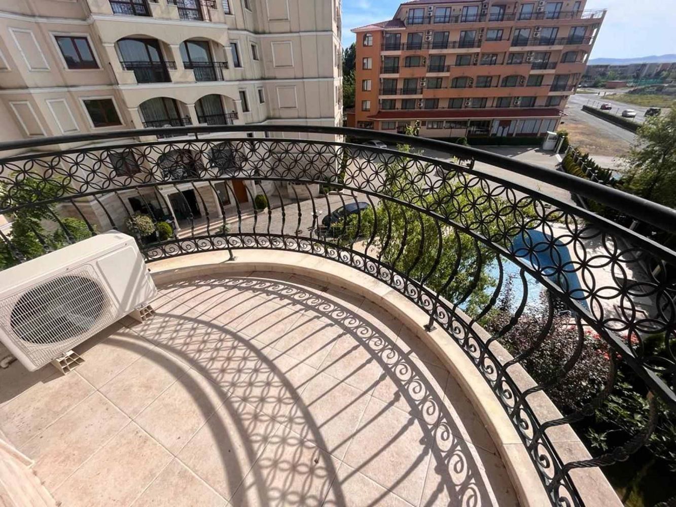 Spacious two-bedroom apartment with high-class amenities in Sunny Beach