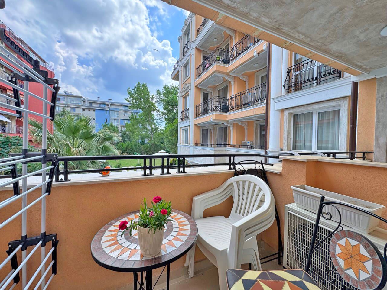 Luxury One-Bedroom Apartment with Pool View in a Prestigious Complex in Sunny Beach