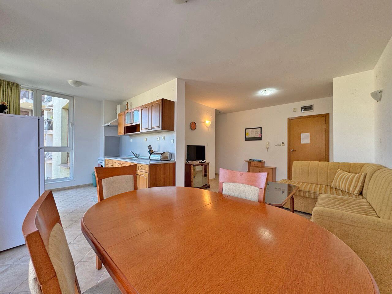 Furnished Apartment with Pool View in a Peaceful Green Area in Sunny Beach