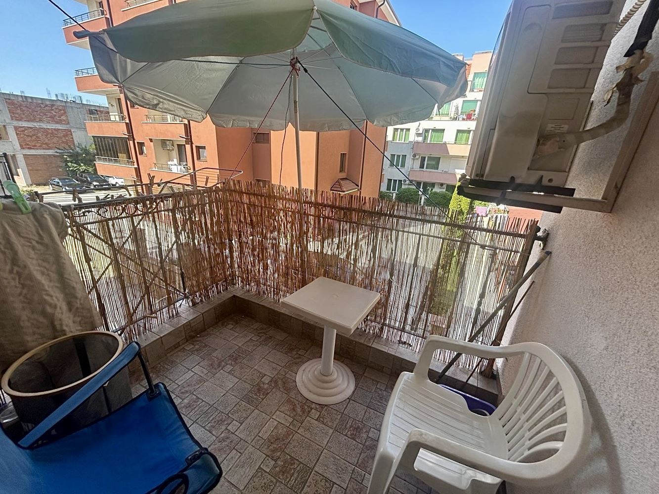 Spacious one-bedroom apartment with a green view in Nessebar – ready to move in
