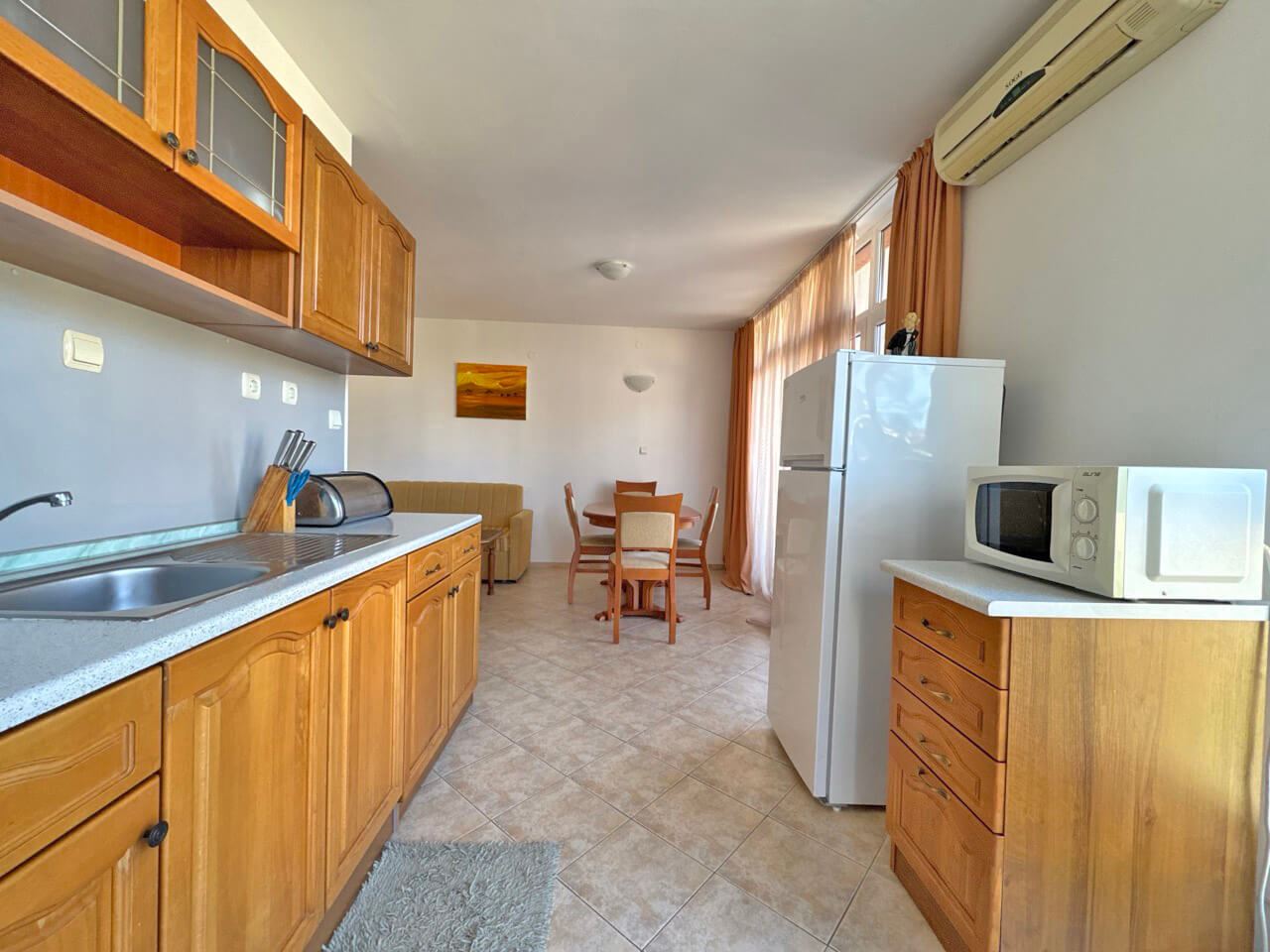 Furnished Apartment with Pool View in a Peaceful Green Area in Sunny Beach
