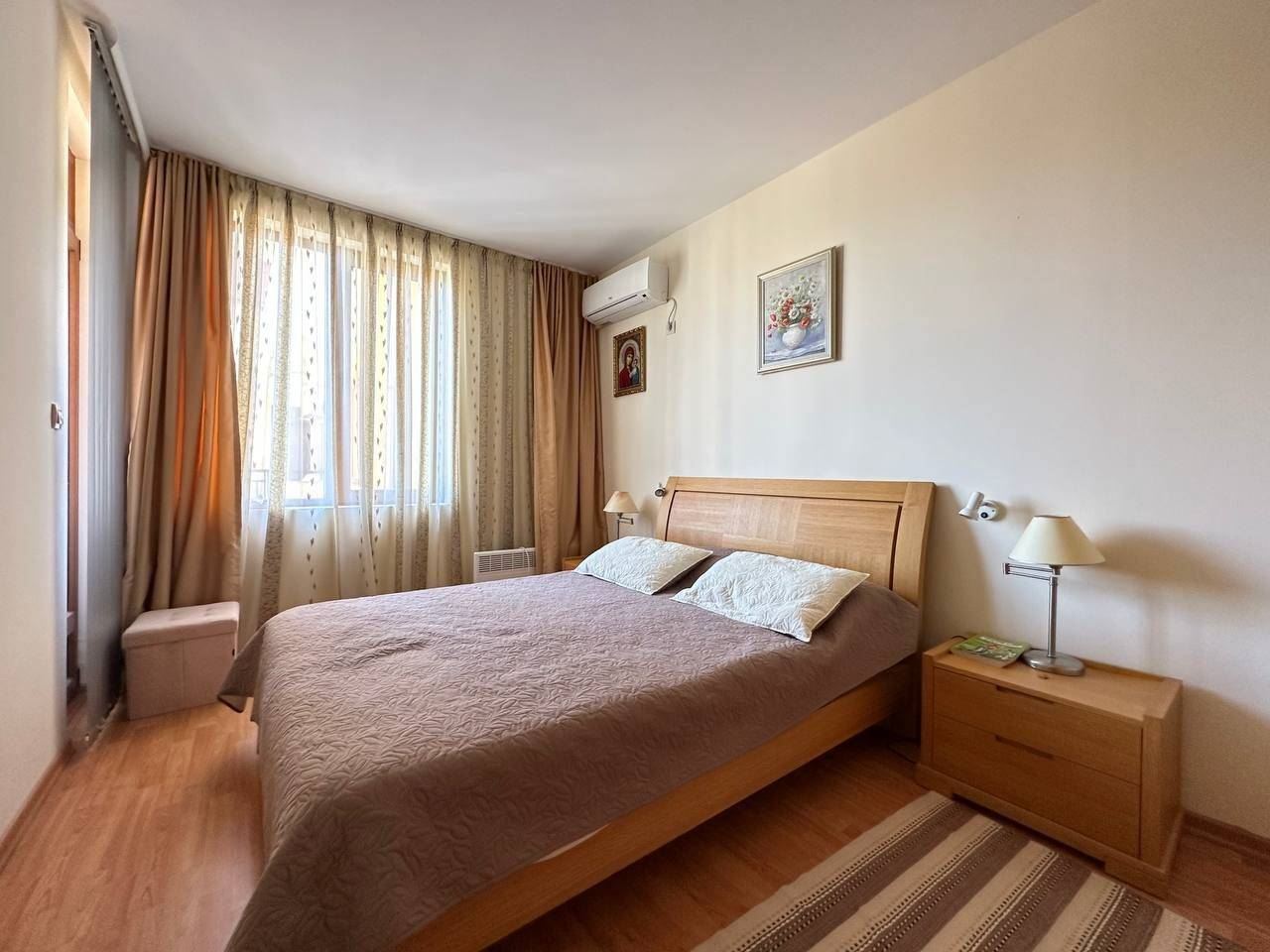 Sveti Vlas – Fully Furnished Apartment on the First Line with Private Beach and Sea Atmosphere