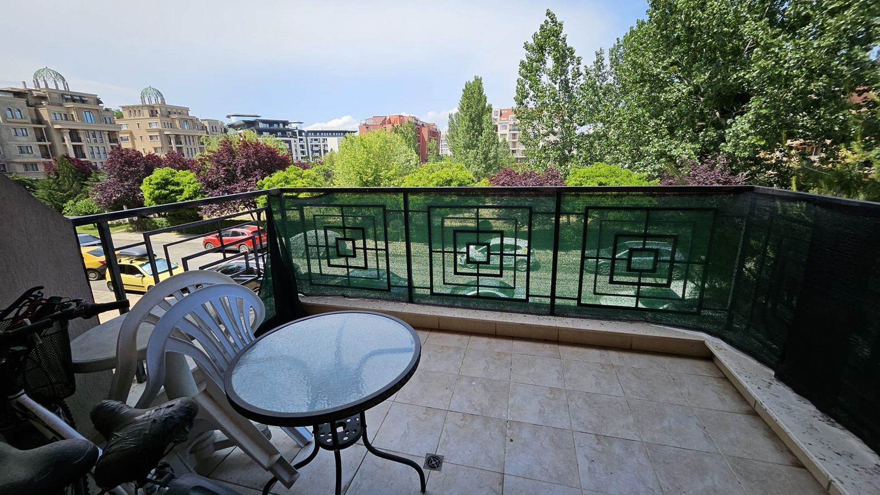 Cozy studio in a modern complex in Sunny Beach with swimming pool and fitness, a short walk from the beach