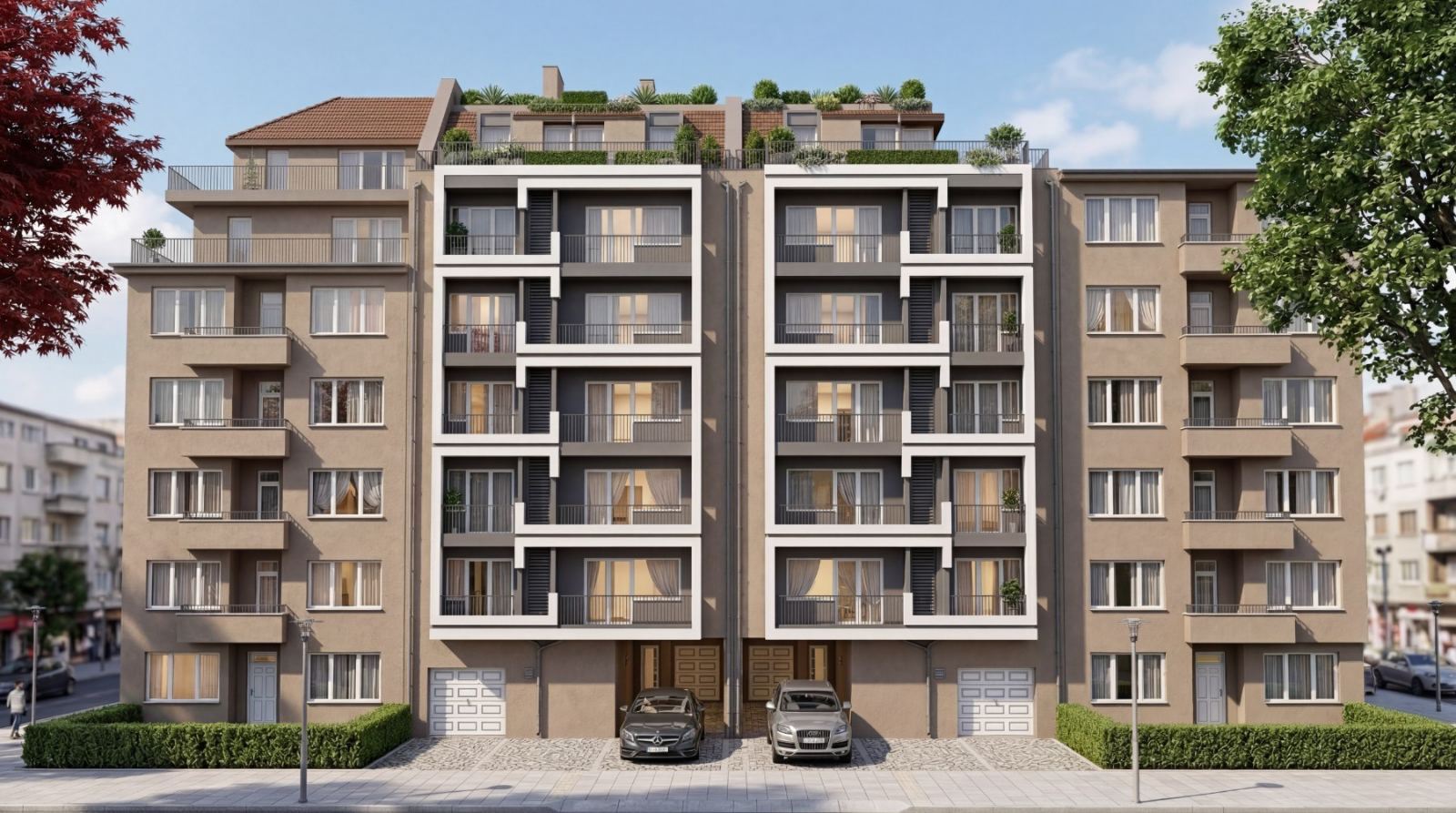 Panoramic apartment above the city – spacious apartment with one bedroom, two terraces, and a feeling of freedom