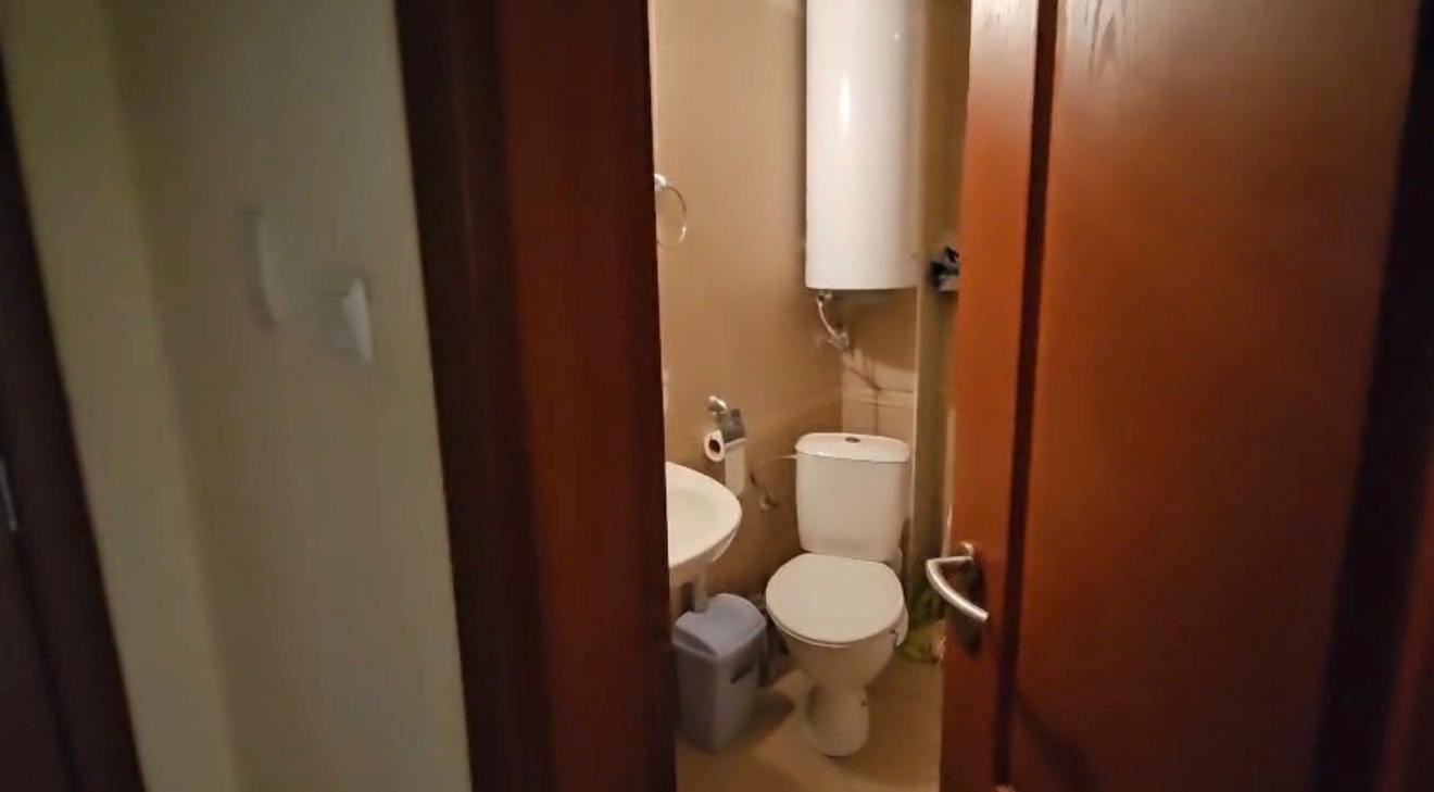 Three-room apartment with an excellent area and low maintenance fee in Sunny Beach