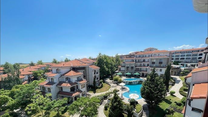 Attractive one-bedroom apartment with pool view in Aheloy