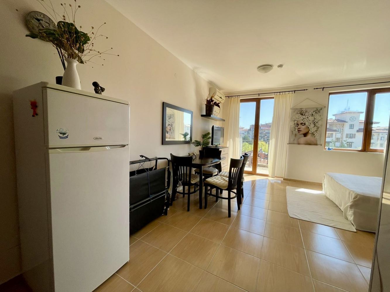 Studio with sea view in a prestigious complex between Nessebar and Ravda – excellent location and investment potential