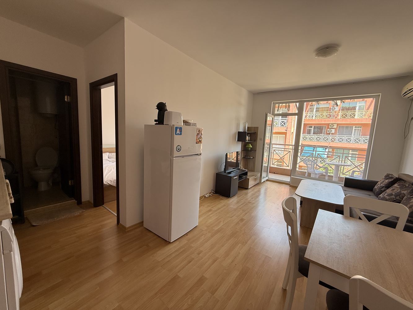 Furnished One-Bedroom Apartment with Pool View in Sunny Beach