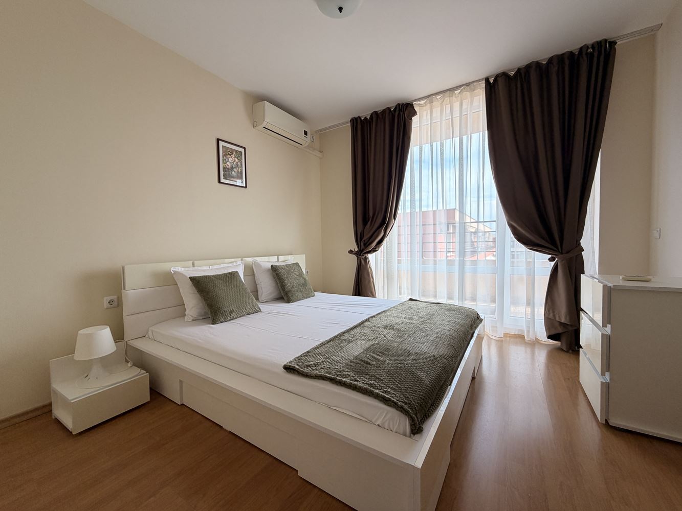 Spacious Apartment with Two Bedrooms in Sunny Beach – Panoramic View and Quiet Location