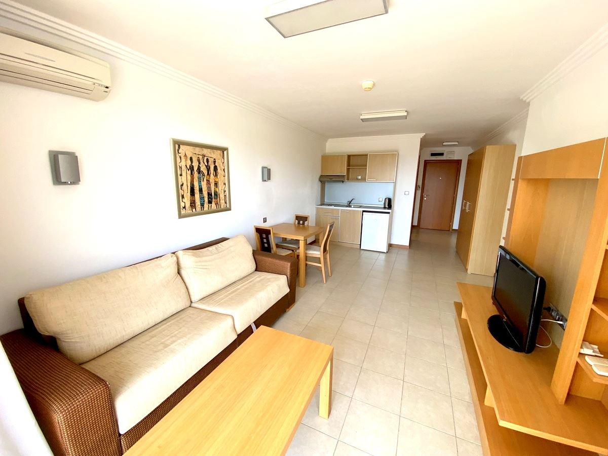 One-bedroom apartment on the first sea line in Ravda – luxury, nature, and impressive pool view