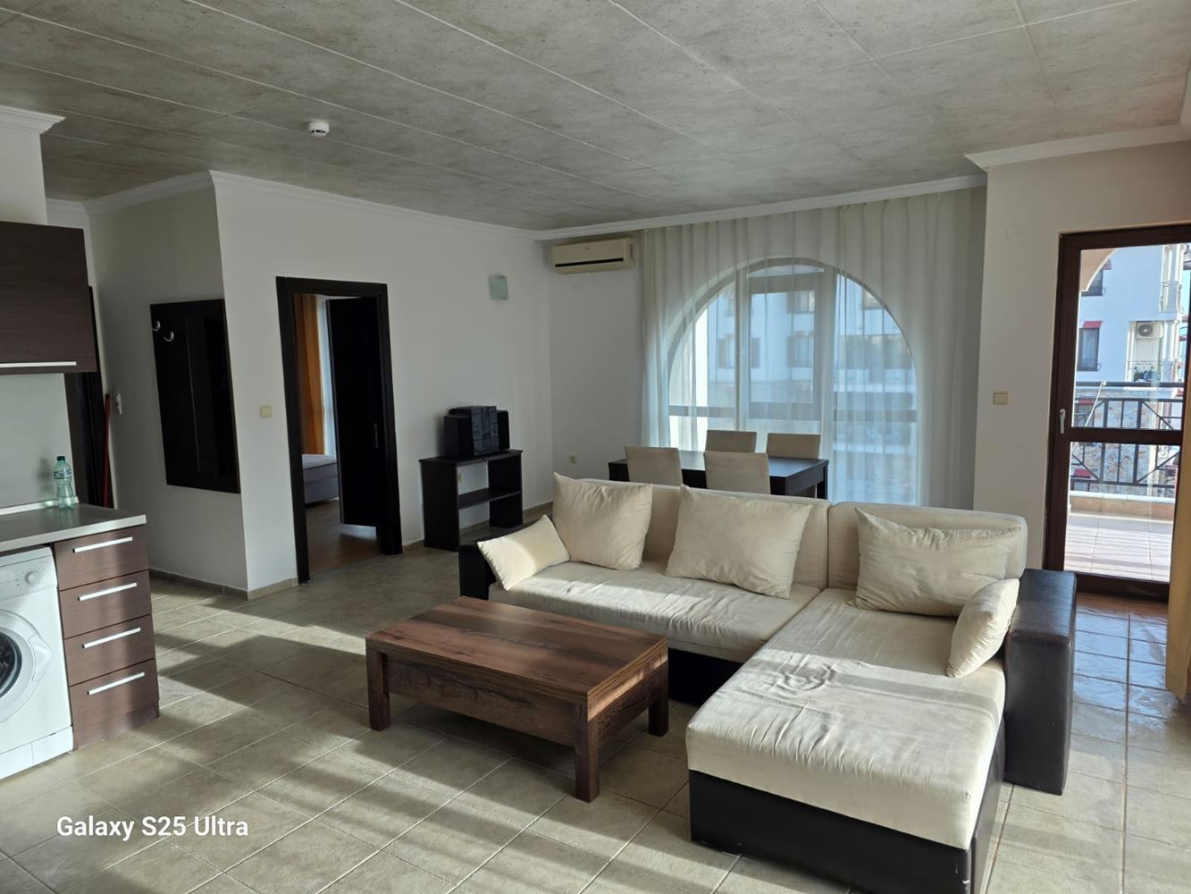 One-bedroom apartment with sea view and Old Nessebar view in Sveti Vlas