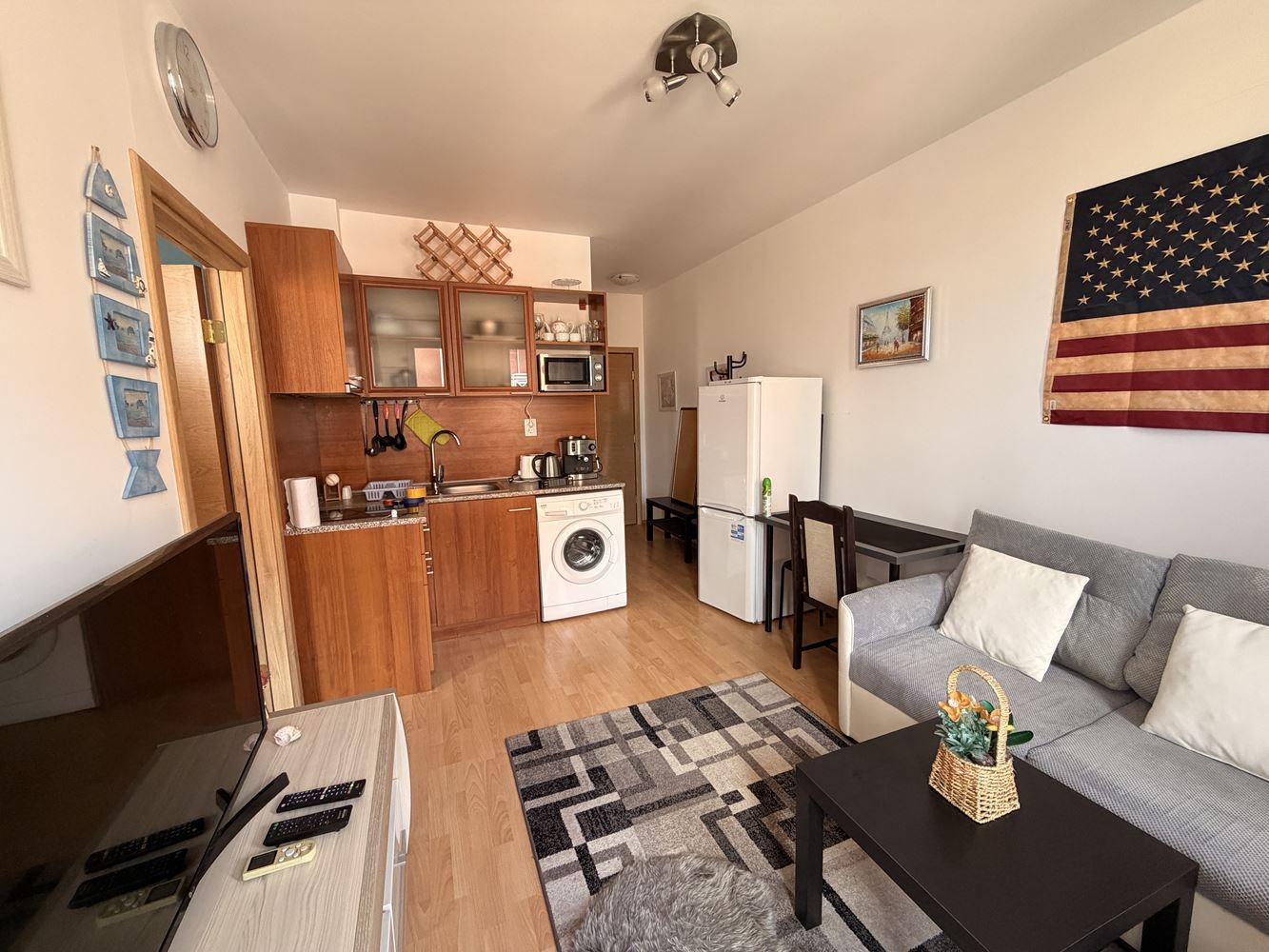 Small apartment, great opportunity – ready one-bedroom apartment near Sunny Beach