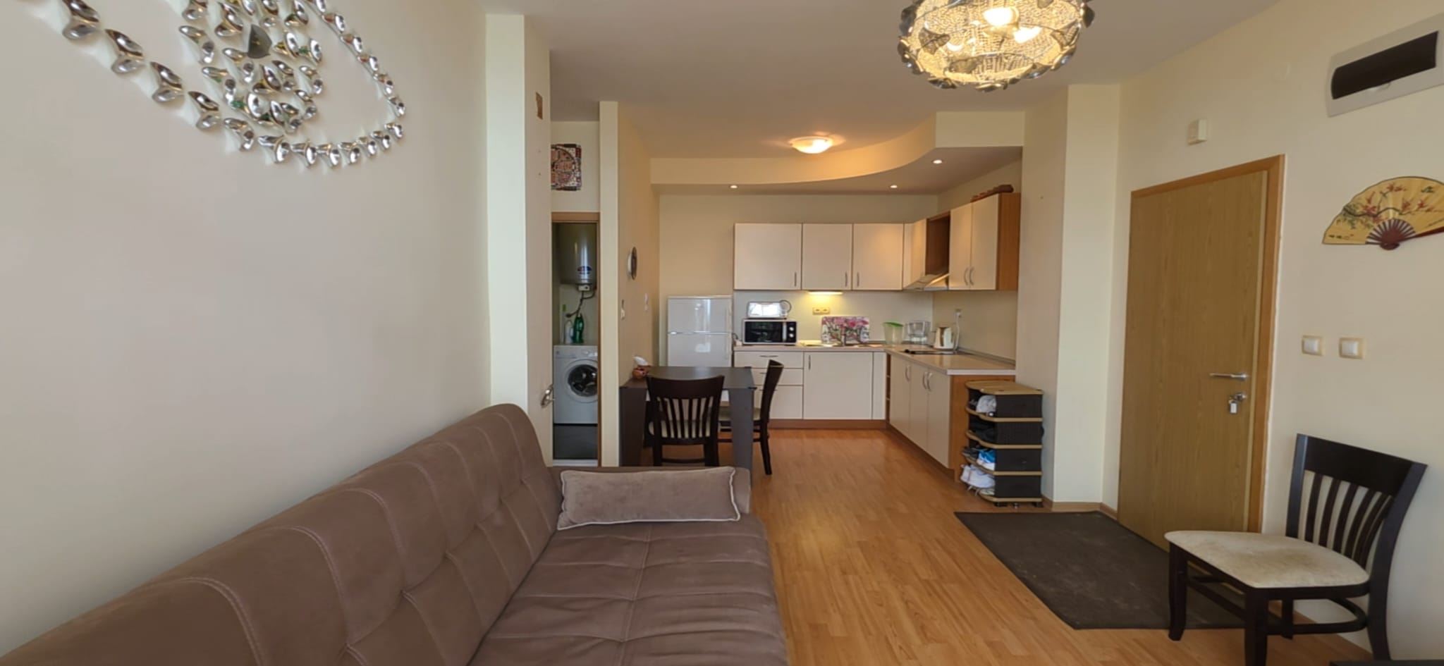 One-Bedroom Apartment with Frontal Sea View on the First Line in Sveti Vlas