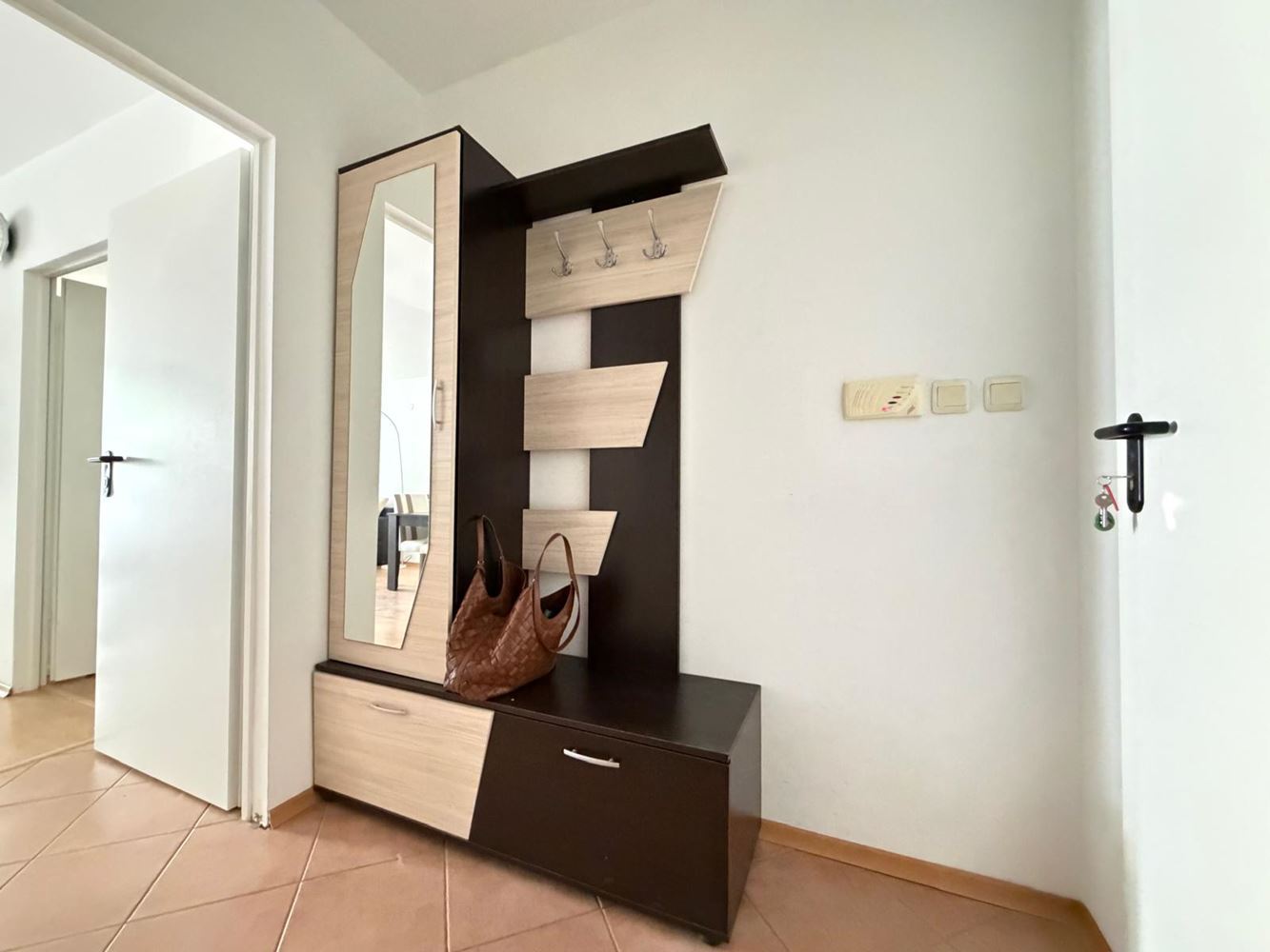 Spacious one-bedroom apartment in Pomorie – with a large terrace and excellent investment potential
