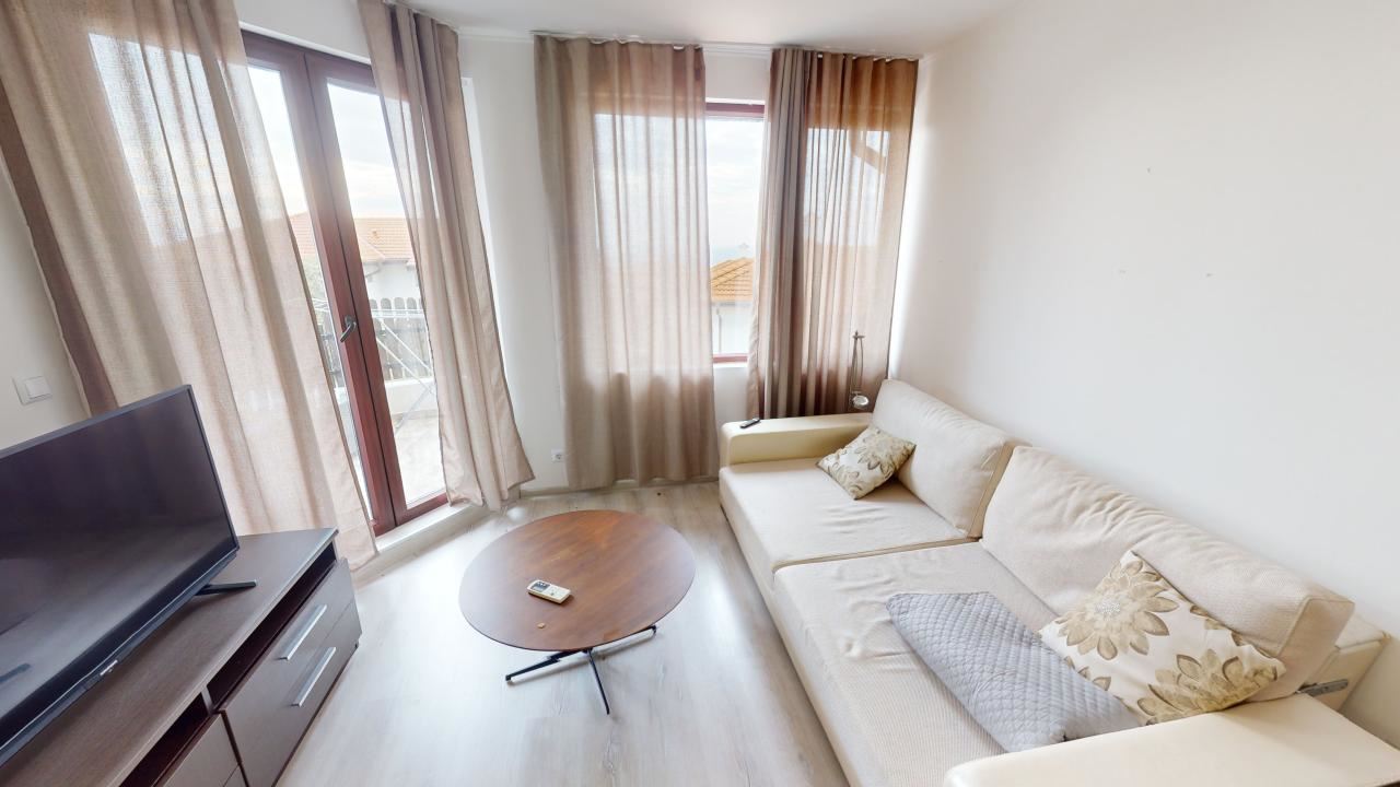 Two-Bedroom Apartment with Mountain Panorama in a Year-Round Complex near Sunny Beach