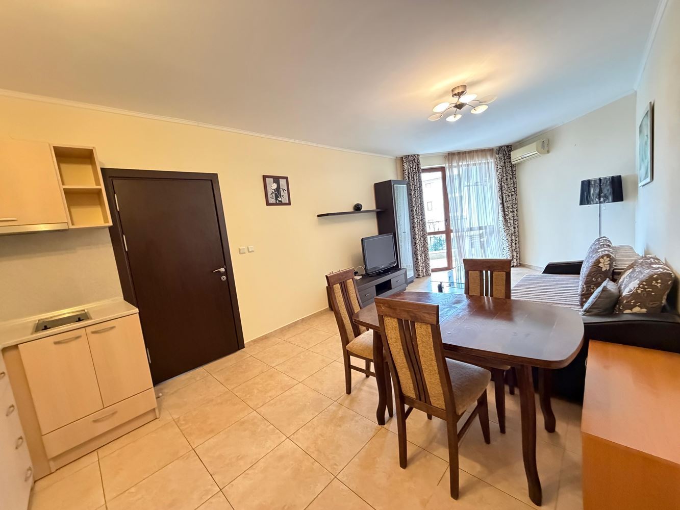 Apartment with two bedrooms and pool view in Nessebar – space, comfort and excellent location just 300 meters from the sea