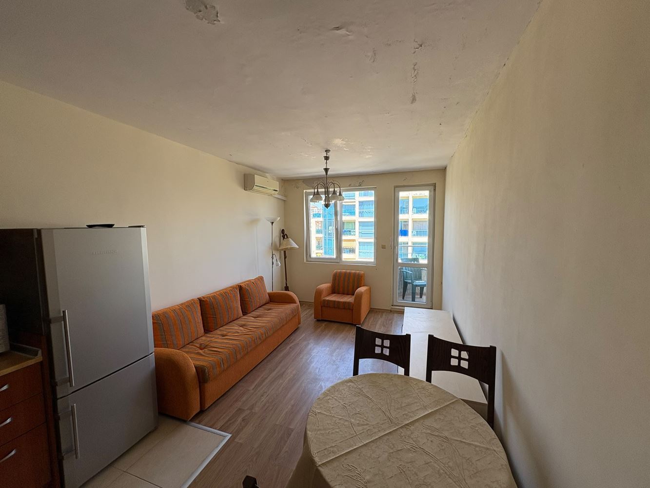 Pomorie 300 m from the Sea – Furnished One-Bedroom Apartment in a Complex with a Swimming Pool