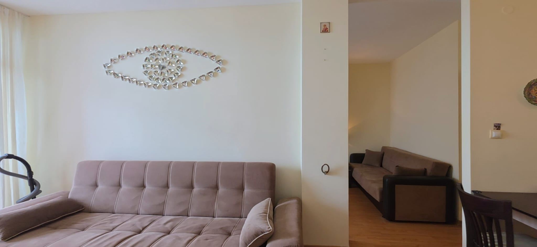 One-Bedroom Apartment with Frontal Sea View on the First Line in Sveti Vlas