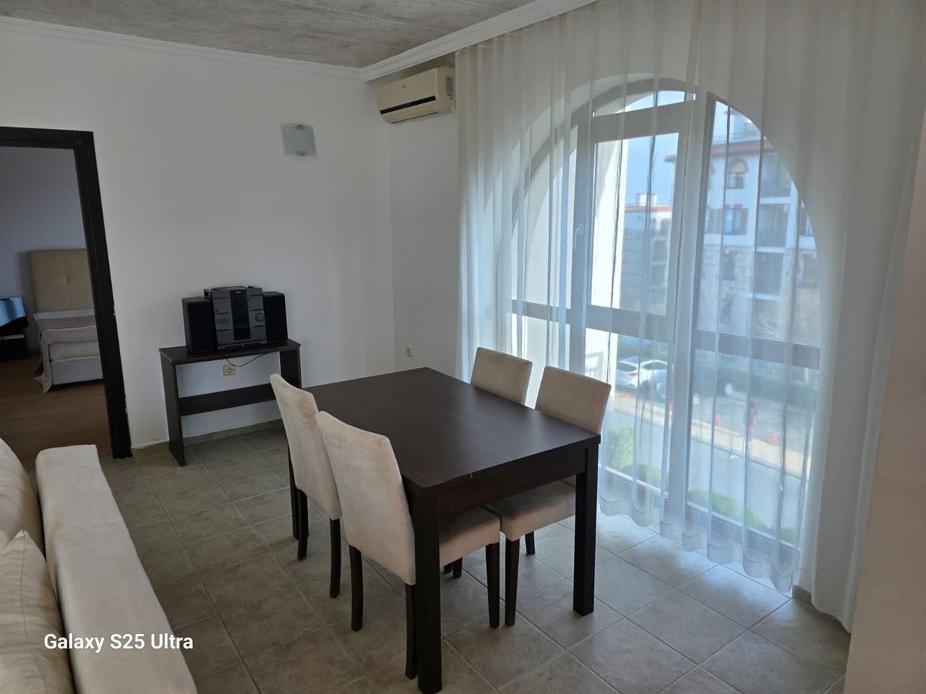 One-bedroom apartment with sea view and Old Nessebar view in Sveti Vlas
