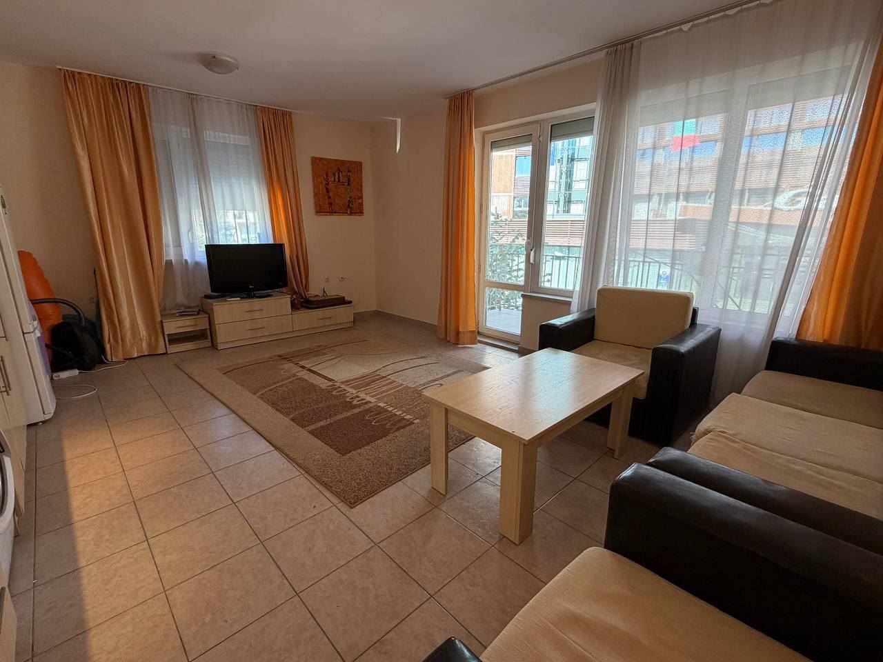 Spacious Two-Bedroom Apartment 200 m from the Beach in Sunny Beach – with a Low Maintenance Fee