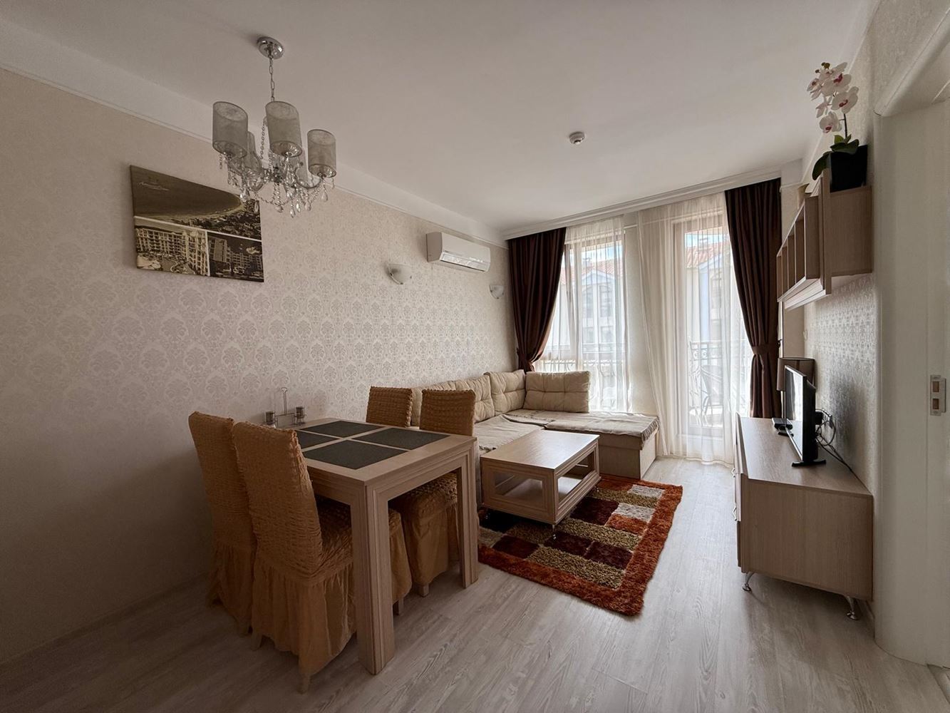 One-Bedroom Apartment in a Luxury Complex in Sunny Beach with Impressive Swimming Pools and Relaxation Areas