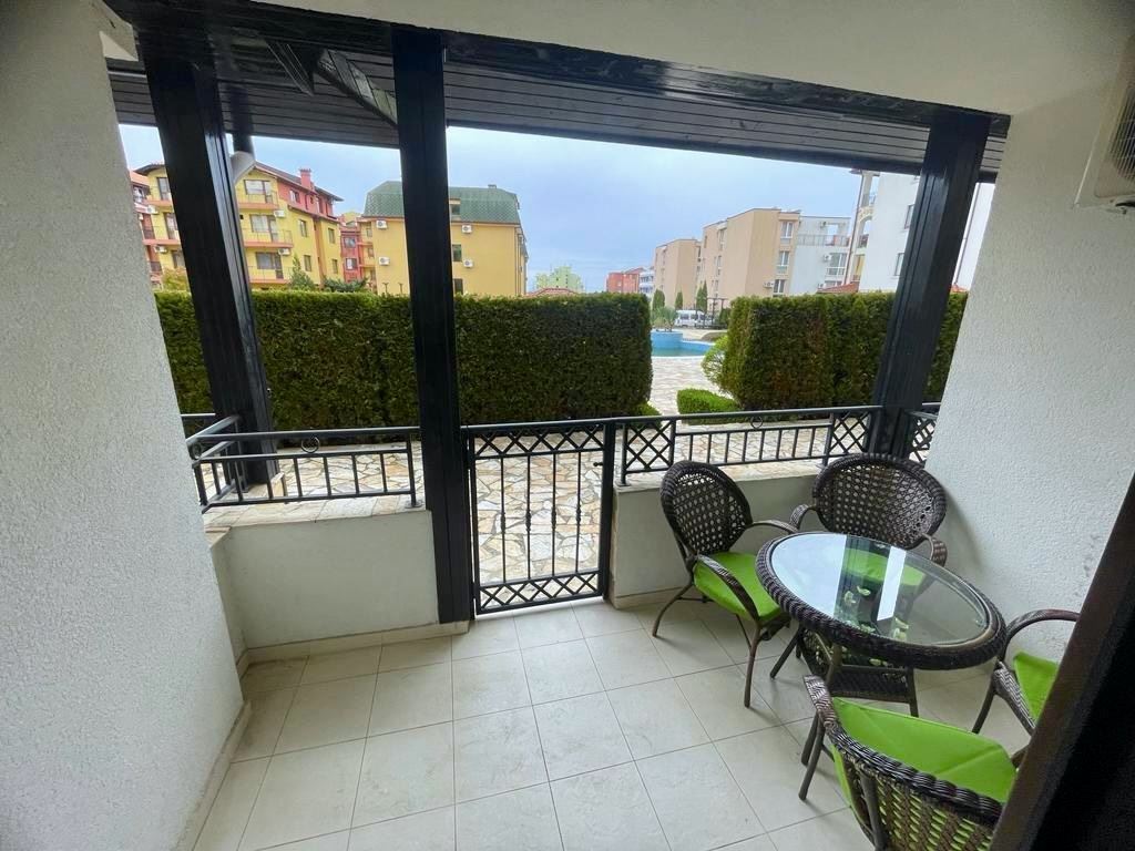Spacious apartment with two bedrooms and private garden in Nessebar – comfort, tranquillity and a perfectly maintained area