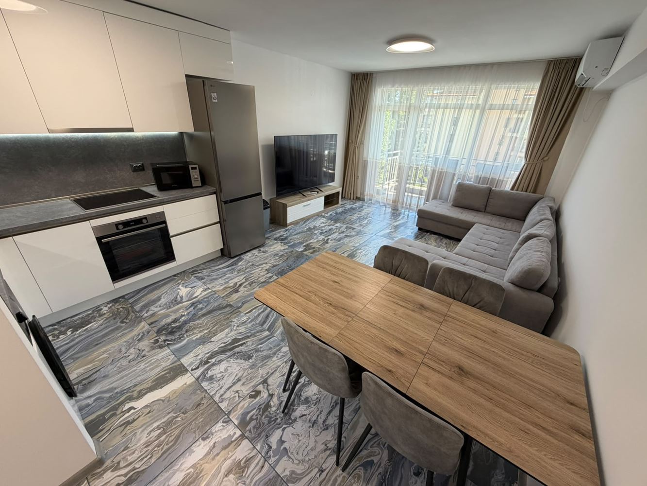 Spacious Two-Bedroom Apartment with Pool View in Sunny Beach – Excellent Choice for a Family and Investment