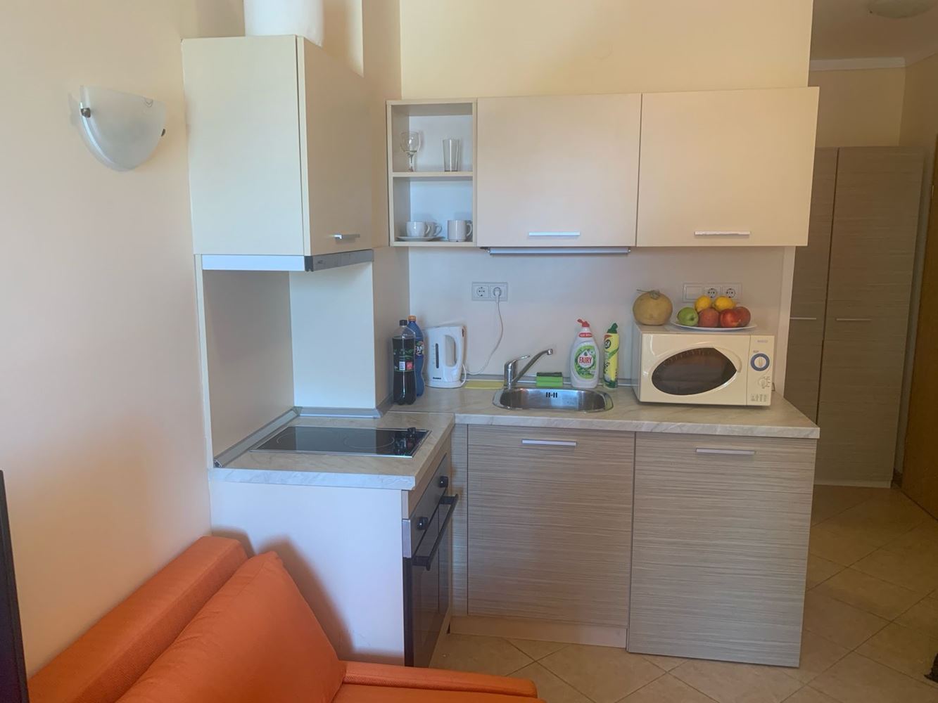 Studio with pool view in Sunny Beach – modern complex with extensive infrastructure