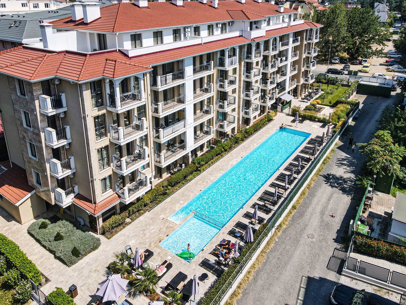 Luxury two-bedroom apartment 5 minutes from the beach in Sunny Beach