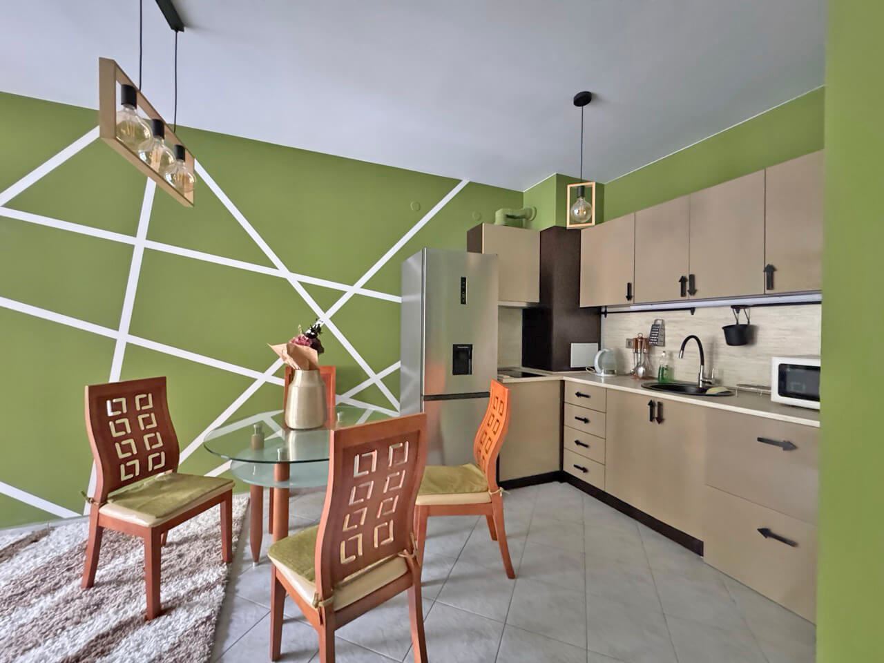 Spacious two-bedroom apartment with pool view in Sunny Beach