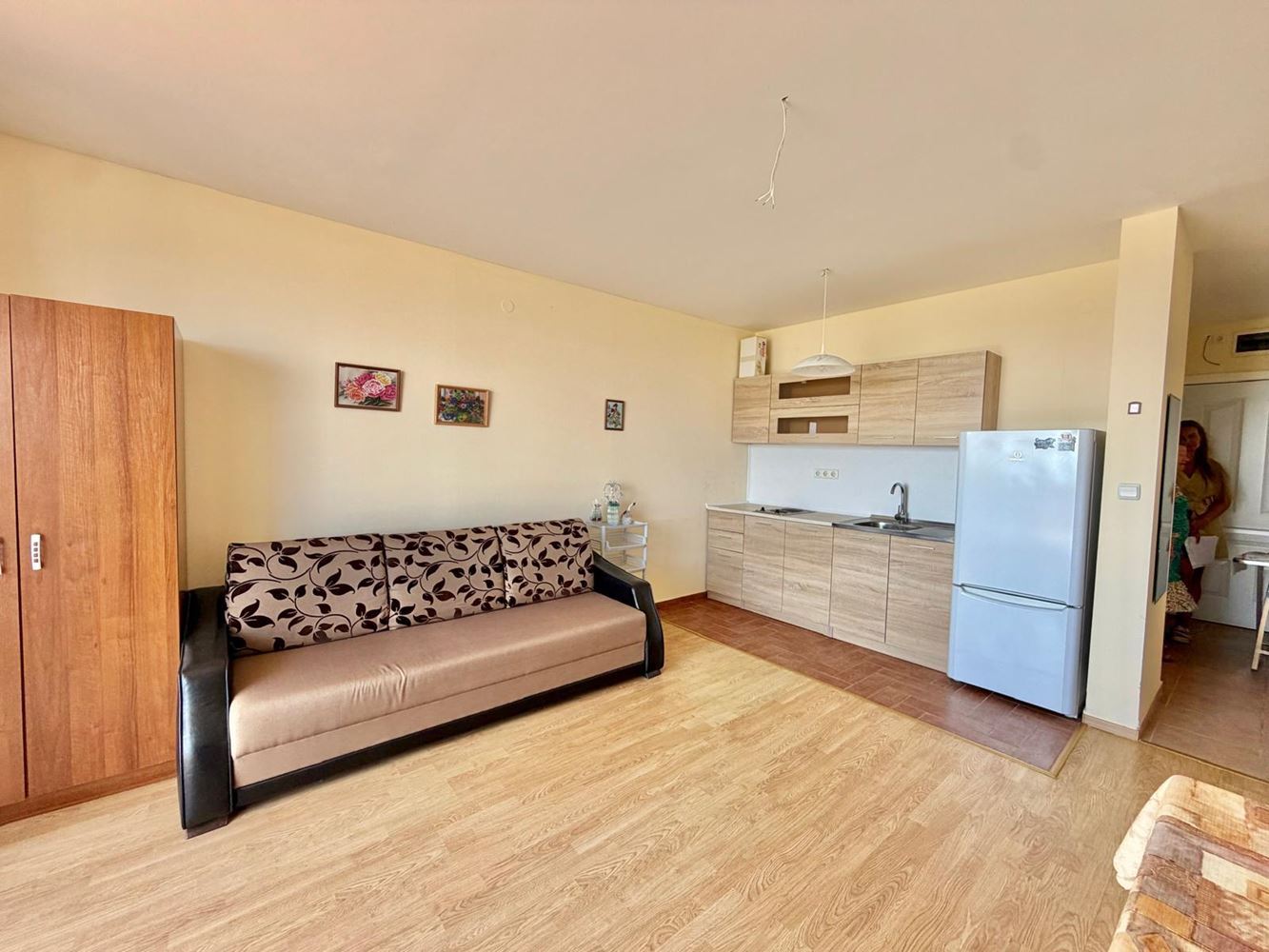 Furnished Studio with Panoramic Sea View in Ravda, Just 50 Meters from the Sea