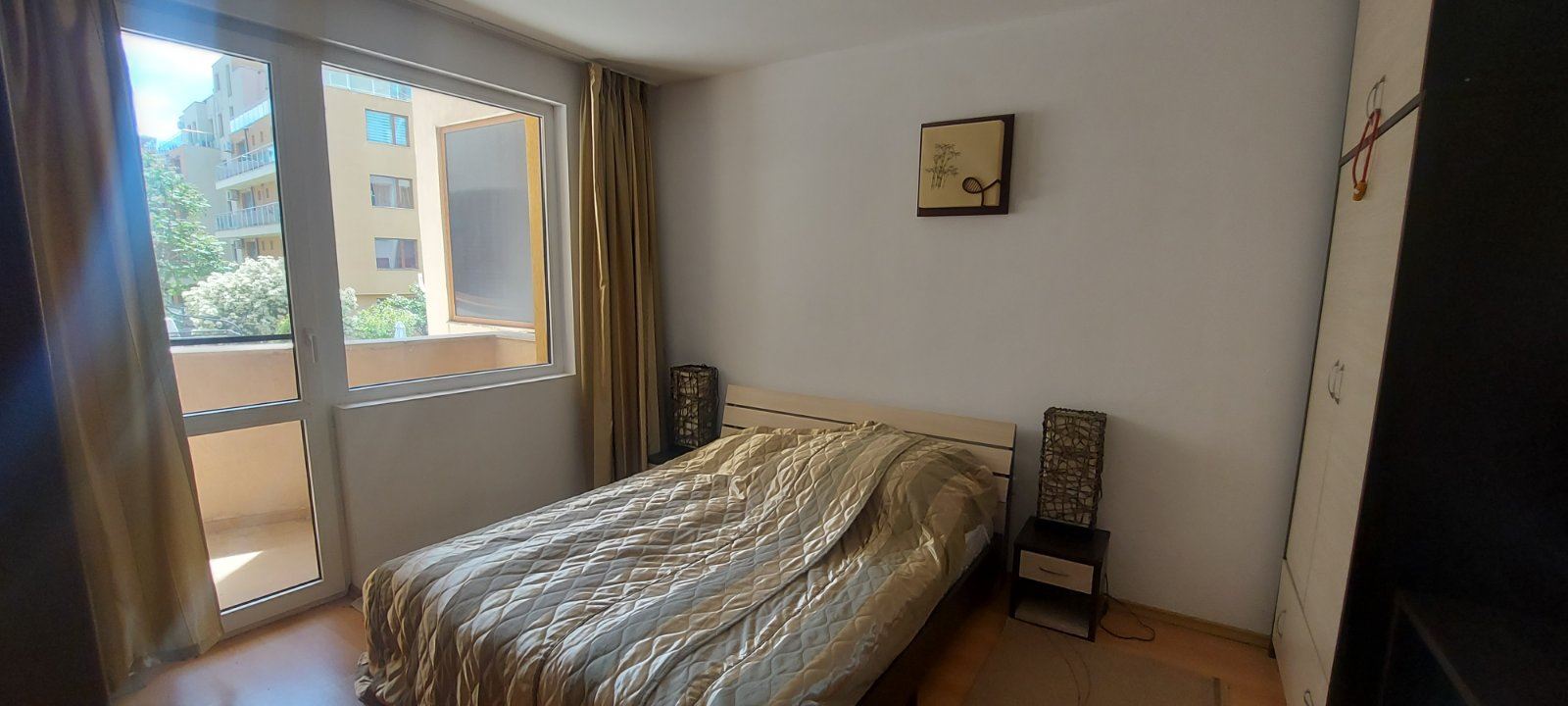 Spacious two-bedroom apartment in a modern complex in the center of Sunny Beach