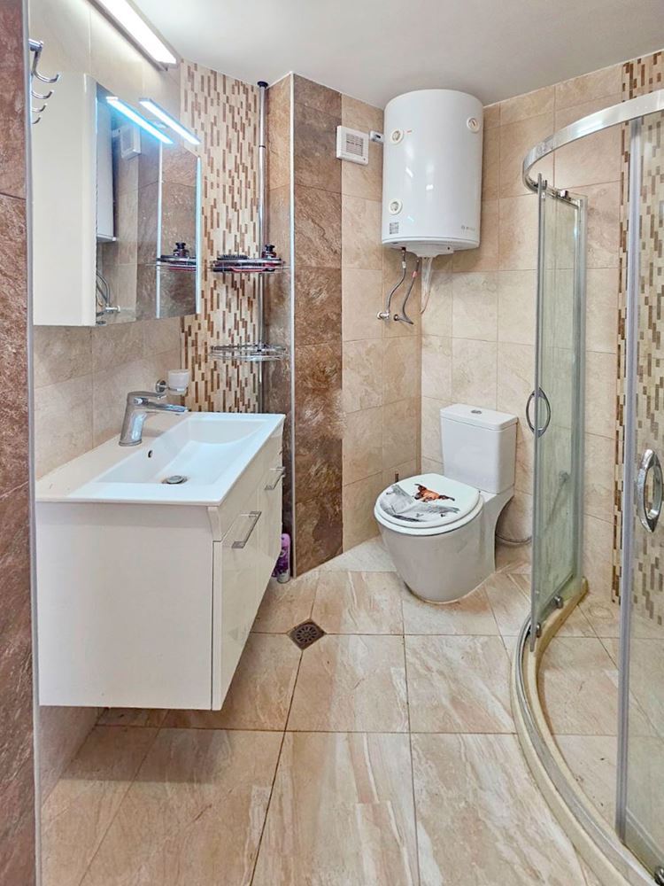 Luxury two-bedroom apartment with sea view on the first line in Ravda – 114 m², two terraces, and full comfort