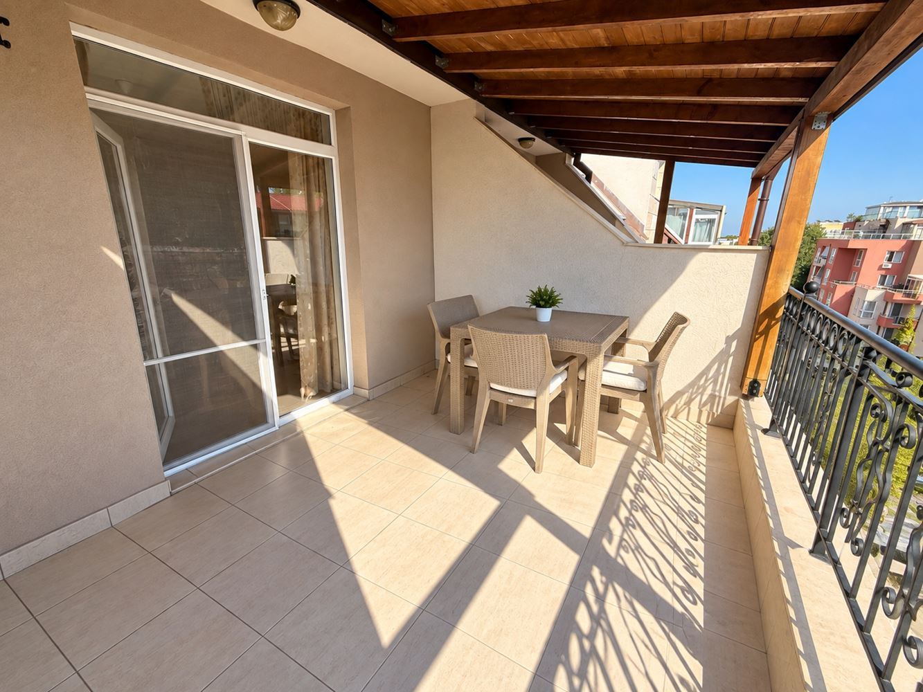 Apartment with Two Bedrooms and Two Terraces in a Peaceful Complex in Sunny Beach