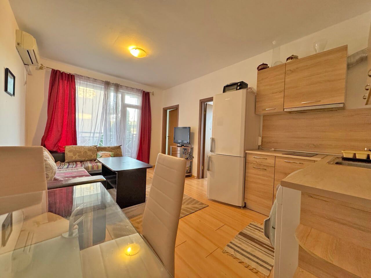 Functional Three-room Ground Floor Apartment in a Modern Complex in the Sunny Beach Area