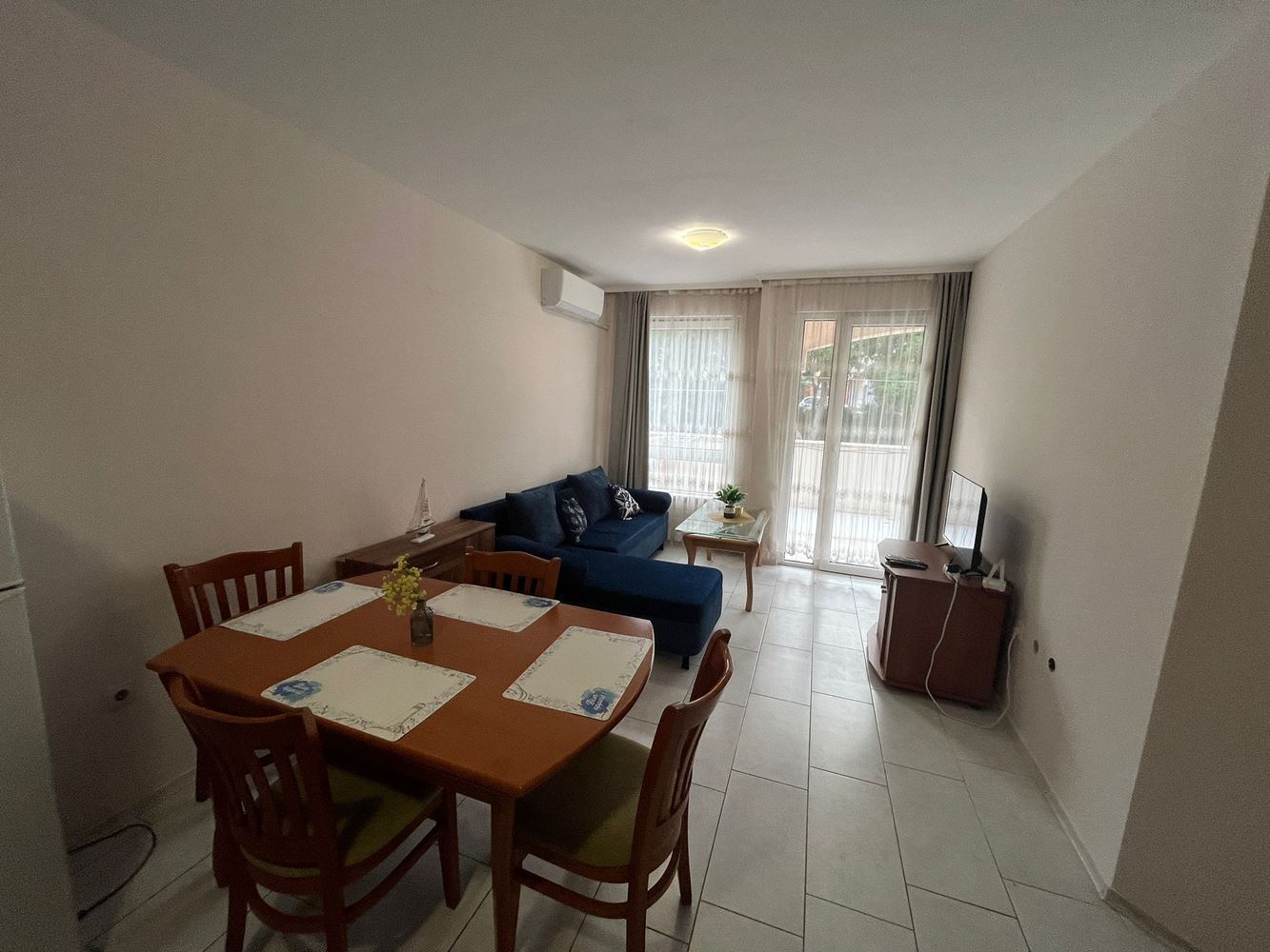 Excellent one-bedroom apartment in the heart of Nessebar with a large terrace and beautiful view