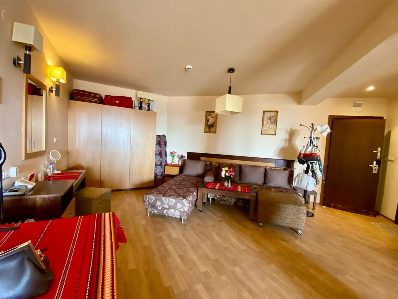 Spacious fully furnished studio with pool view in Sunny Beach – comfort, tranquility, and excellent investment