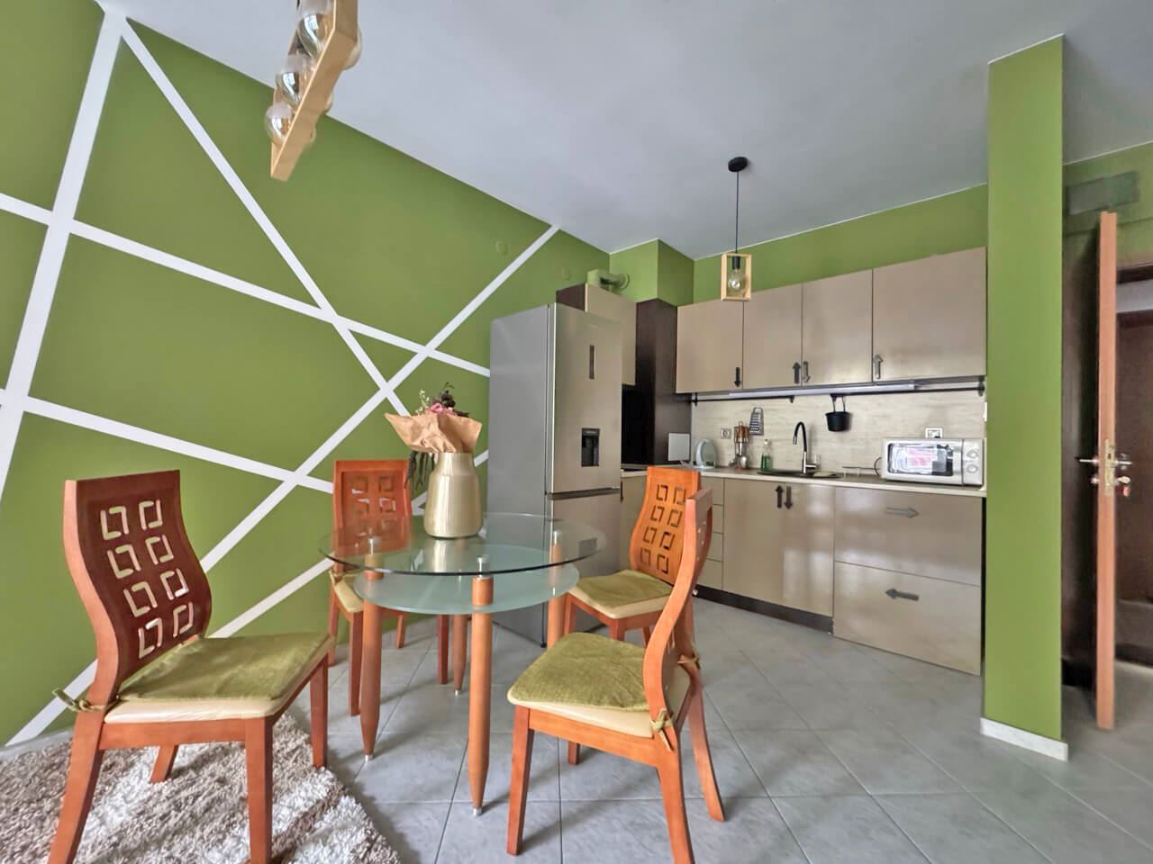 Spacious two-bedroom apartment with pool view in Sunny Beach