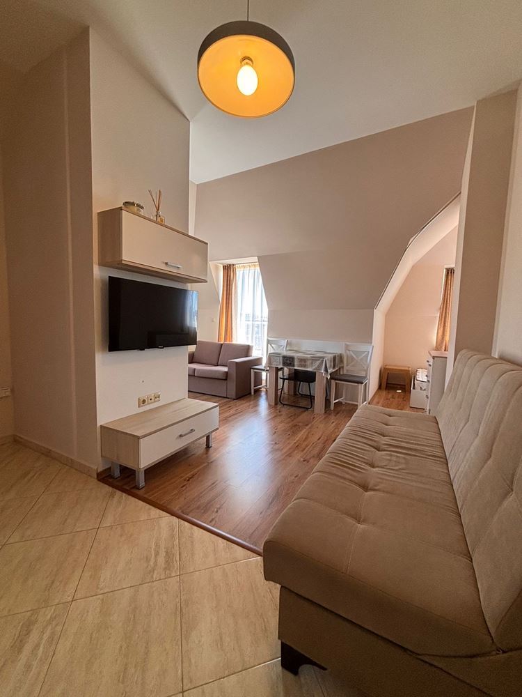 Elegant studio with a panoramic terrace in a luxury complex in Sunny Beach