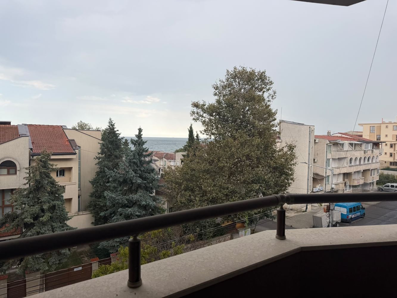 One-bedroom apartment with sea view and low maintenance fee in Ravda
