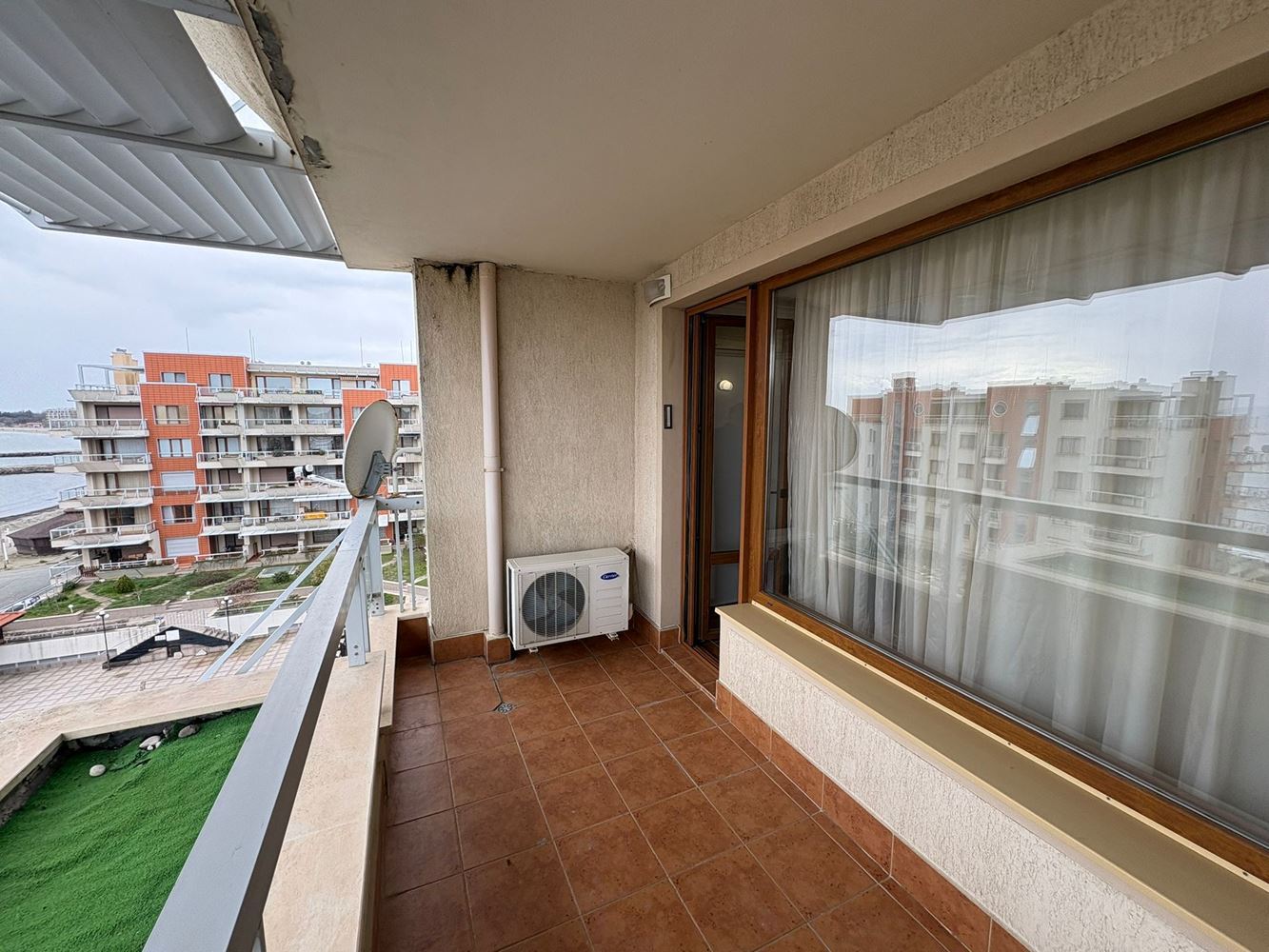 Panoramic One-Bedroom Apartment on the First Line in Pomorie with Direct Sea View